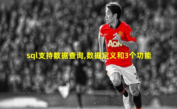 sql支持数据查询,数据定义和3个功能