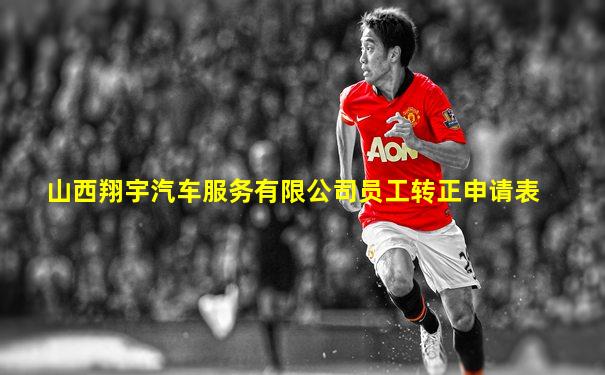 山西翔宇汽车服务有限公司员工转正申请表