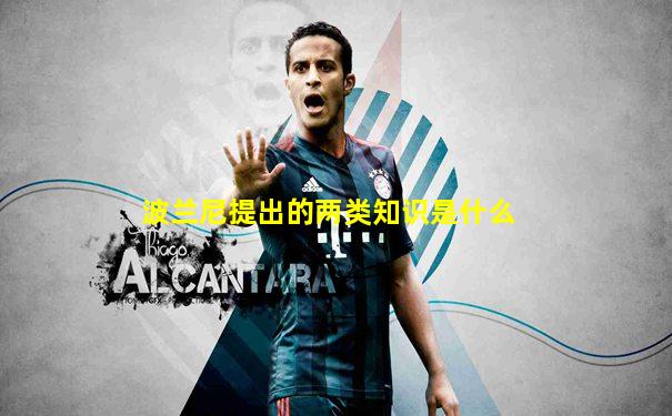 波兰尼提出的两类知识是什么